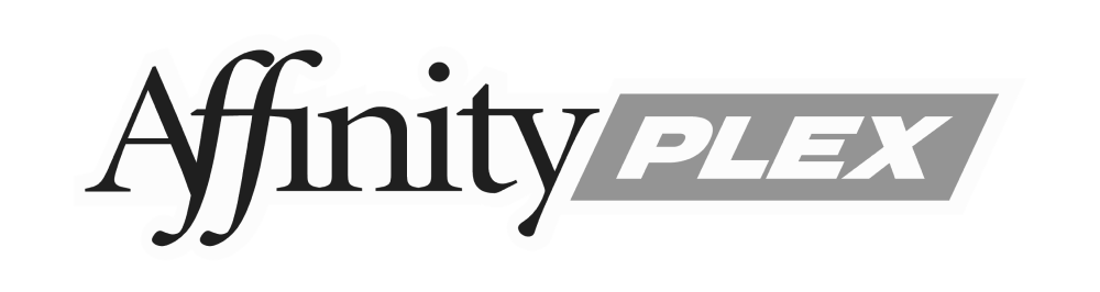 Affinity Plex logo - grayscale