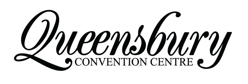 Queensbury Convention Centre logo - greyscale