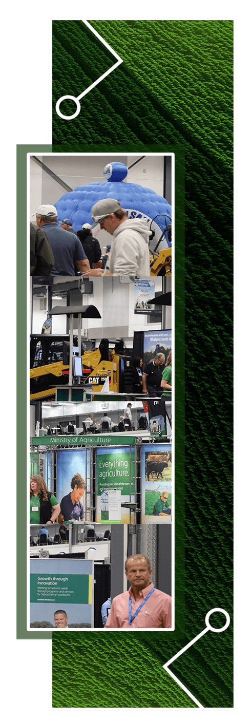 Canada's Farm Show 2023 collage image of attendees