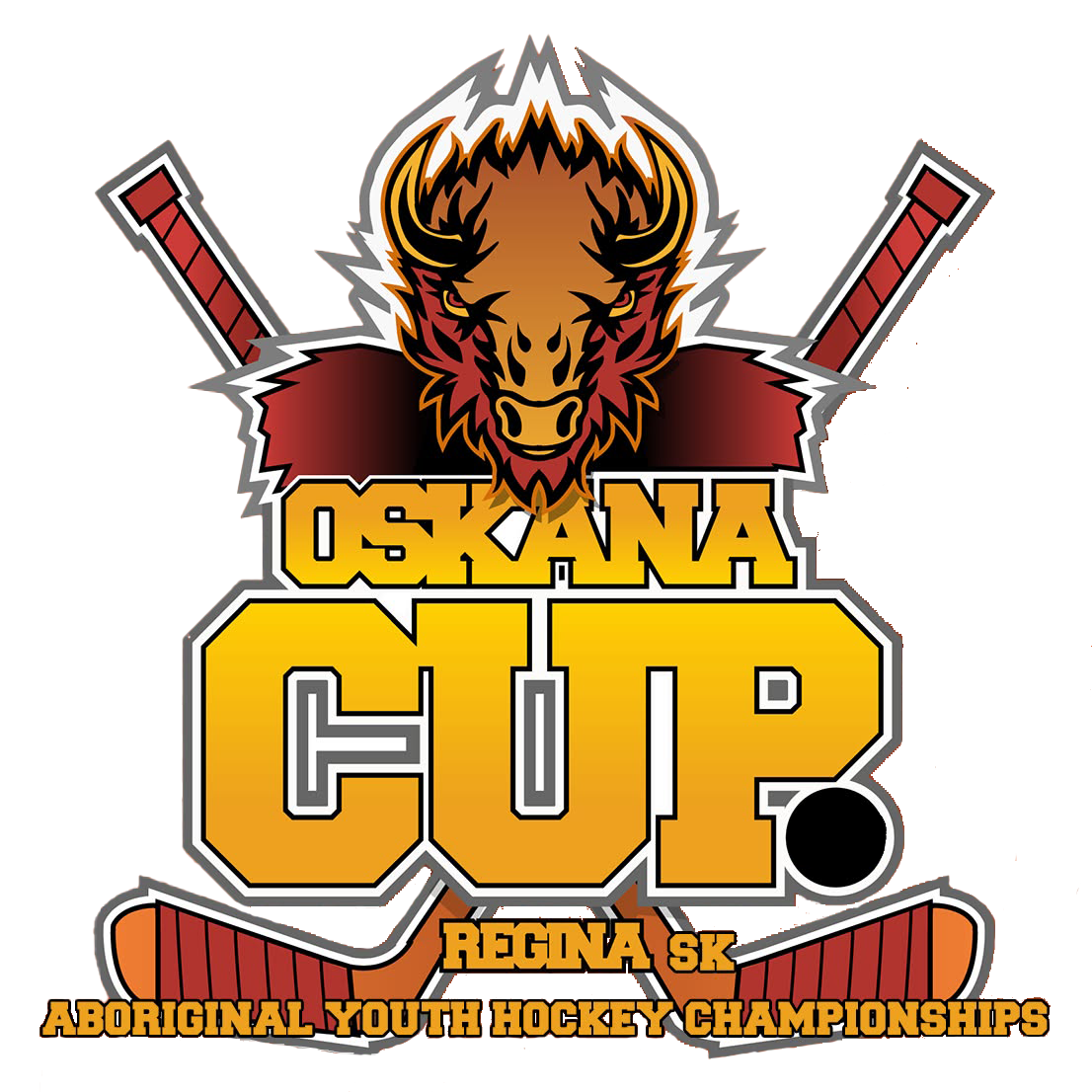 Oskana Cup Logo: Aboriginal Youth Hockey Championships