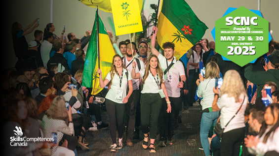 Participants at Skills Competences Canada event 2025.