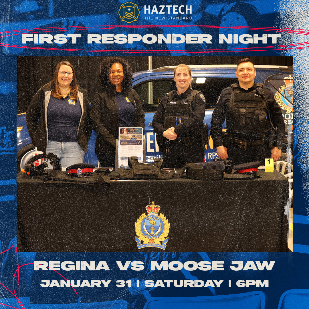 First Responder Night event with Regina vs Moose Jaw.