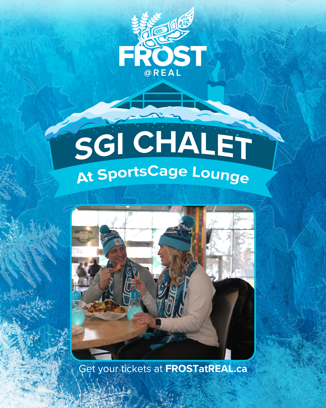 Frost @REAL SGI Chalet at SportsCage Lounge event.