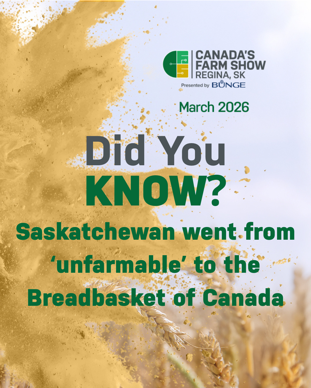 Canada's Farm Show 2026, Saskatchewan's farming transformation.