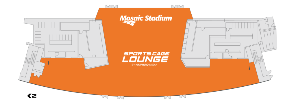 mosaic stadium sportscage lounge floorplan